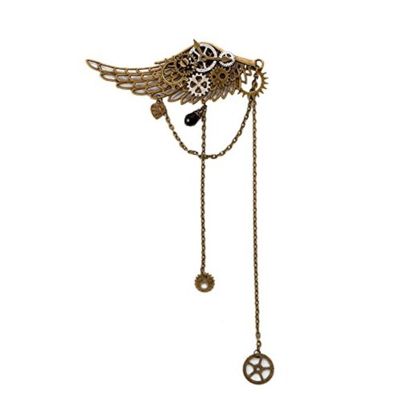 Vintage Steampunk Hair Clip Gothic Headwear Unisex Halloween Cosplay main image 6